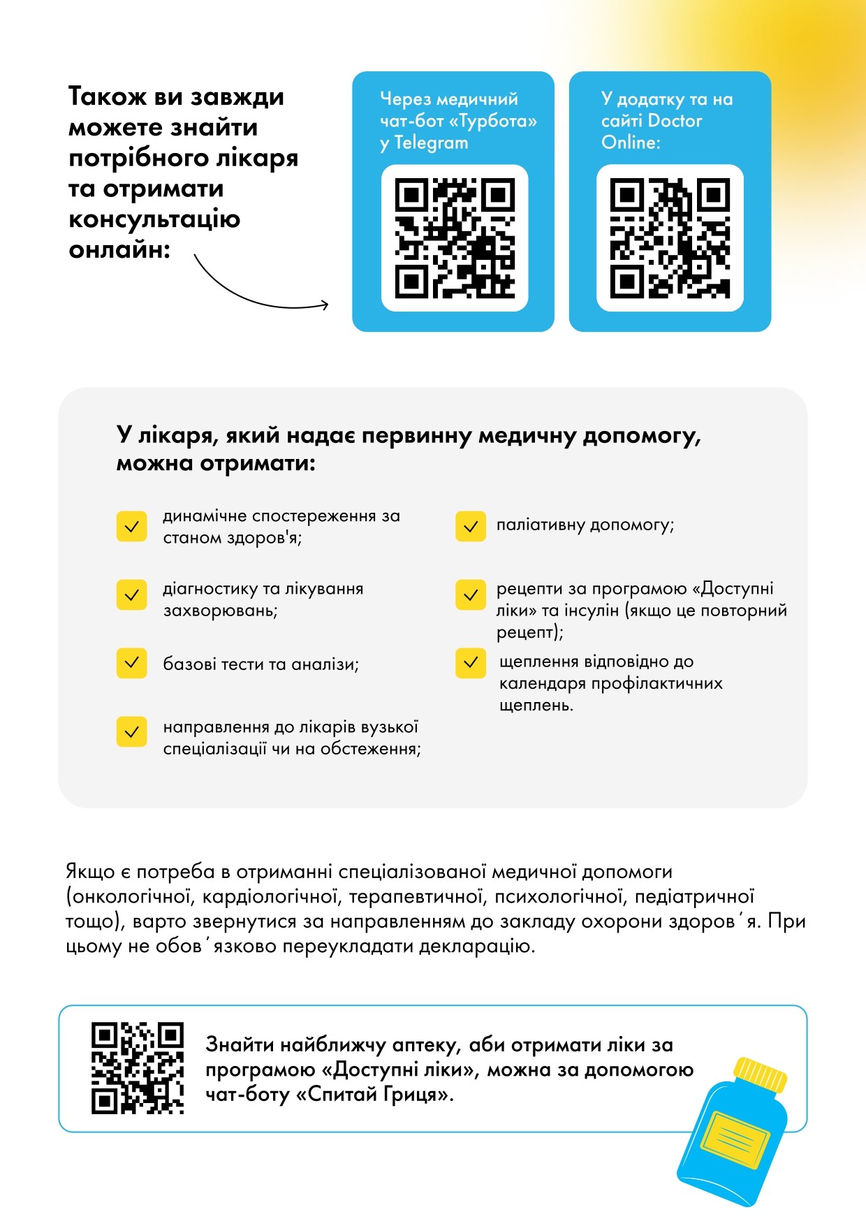 Як отримати консультацію в сімейного лікаря для ВПО